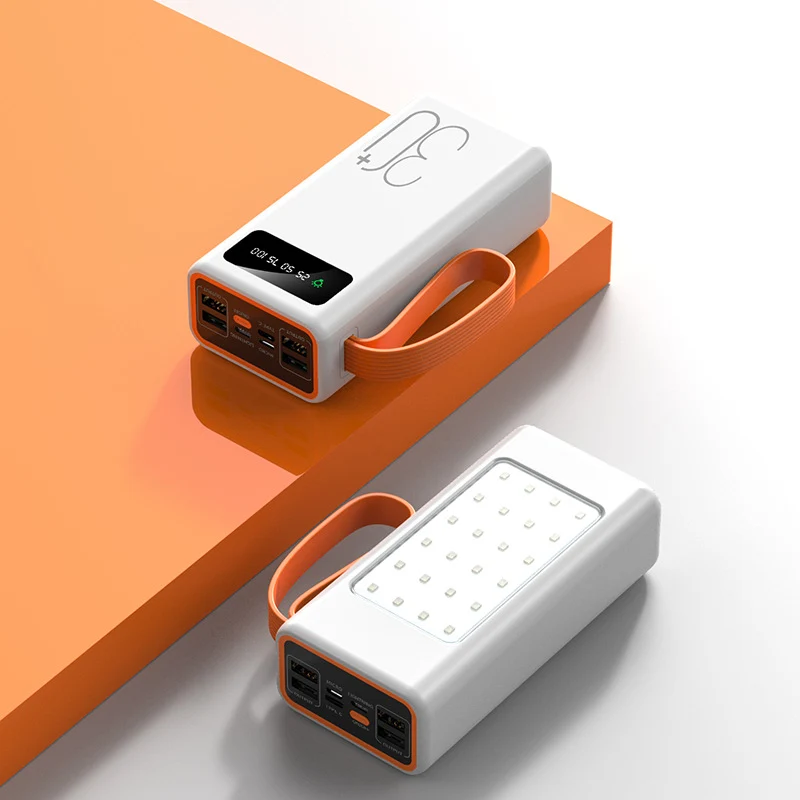 Solar Powerbank mit Schnellladefunktion und integrierten USB-Anschlüssen Skanto