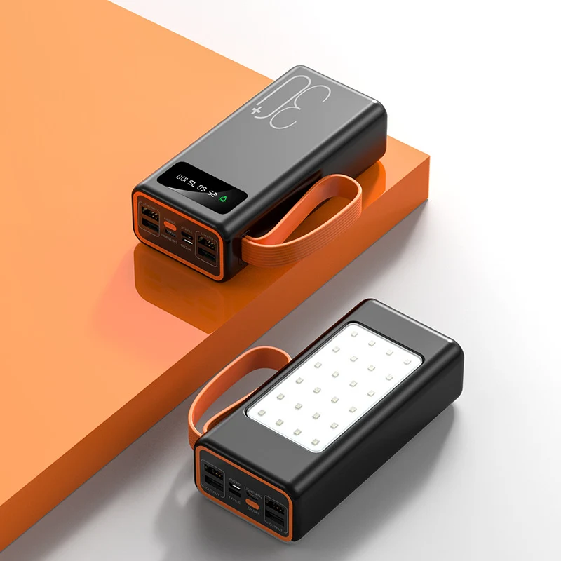 Solar Powerbank mit Schnellladefunktion und integrierten USB-Anschlüssen Skanto