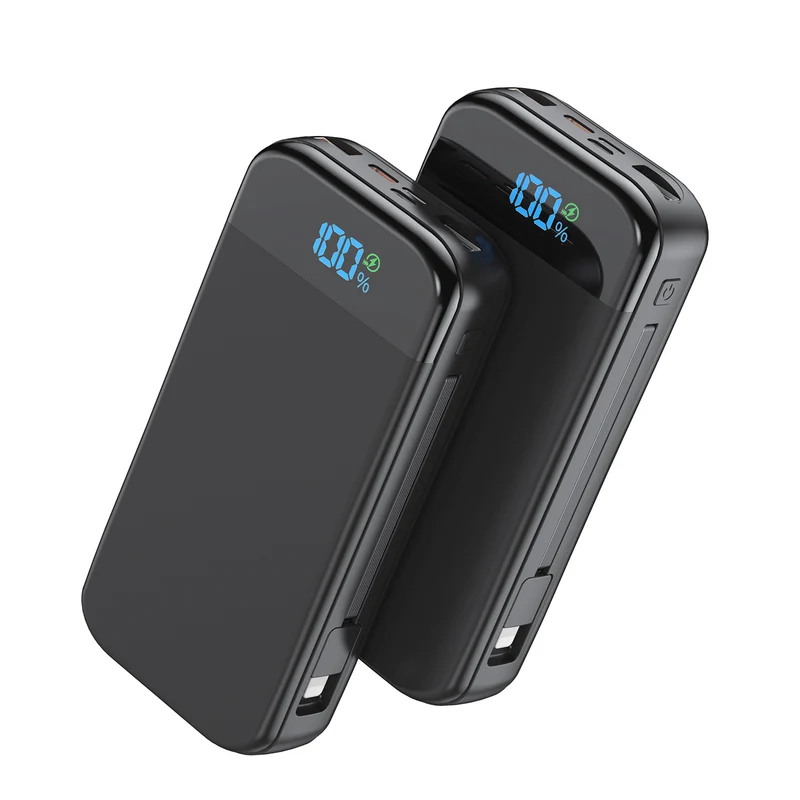Hochleistungs-Powerbank mit LED-Anzeige und Schnellladetechnologie Skanto