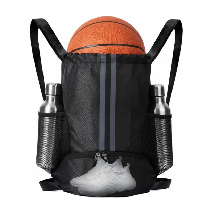 Sportlicher Rucksack mit Schuhfach und Trinkflaschenhaltern Skanto